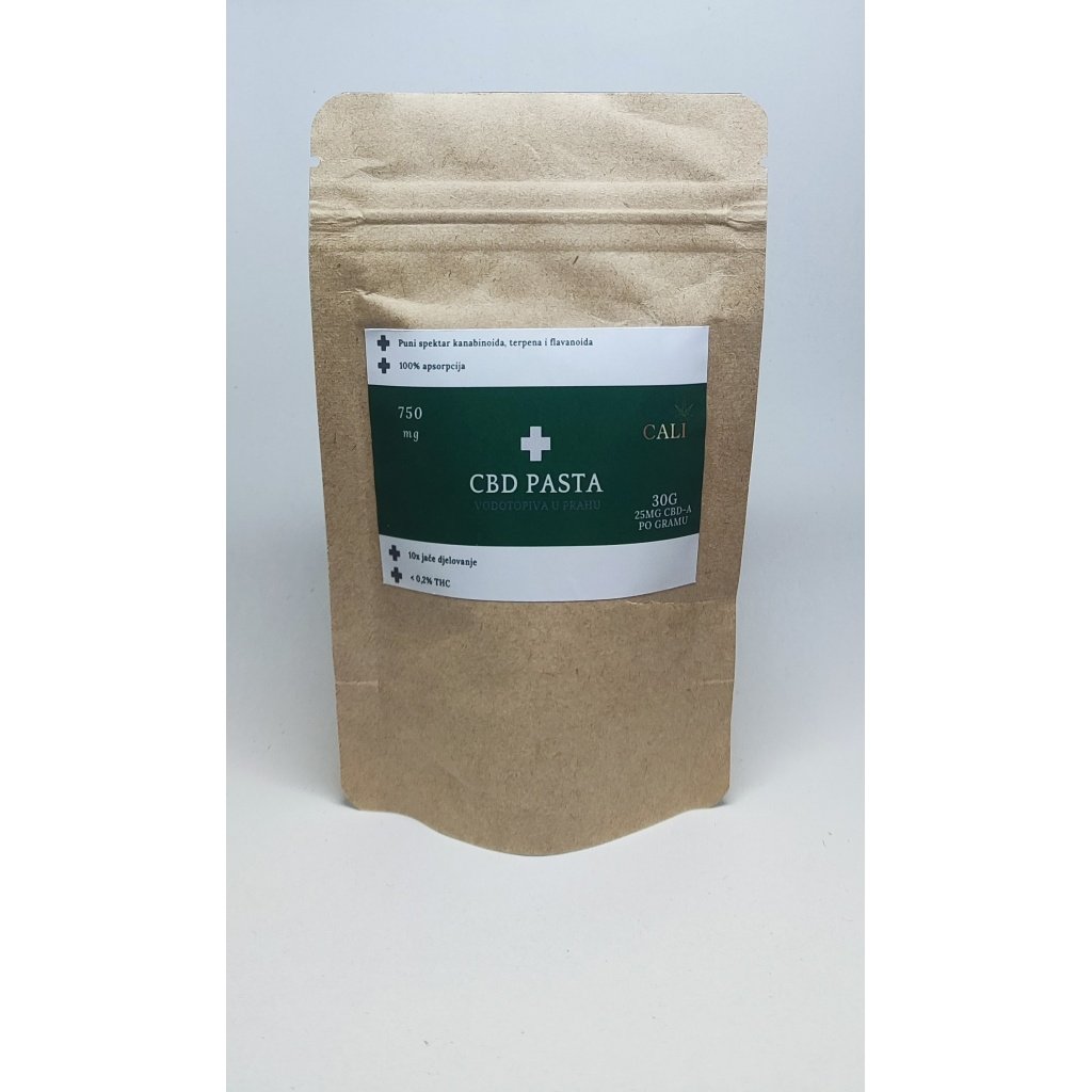 CBD pasta punog spektra vodotopiva u prahu 750mg, 30g