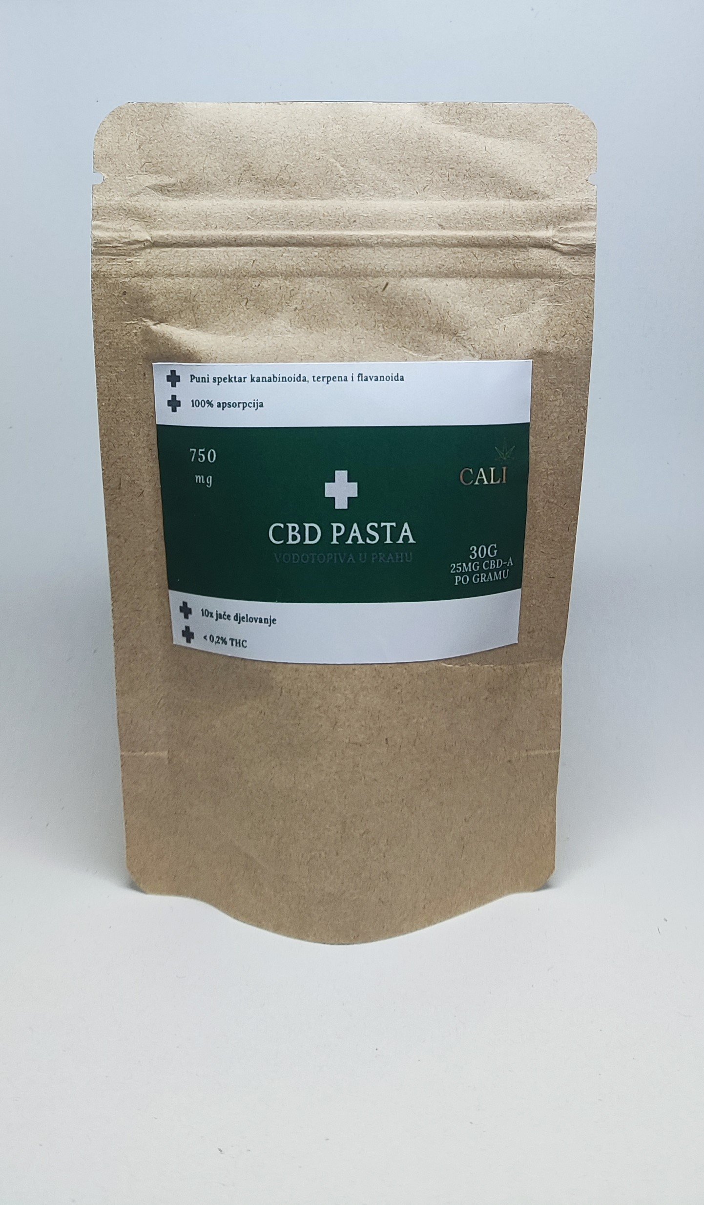 CBD pasta punog spektra vodotopiva u prahu 750mg, 30g